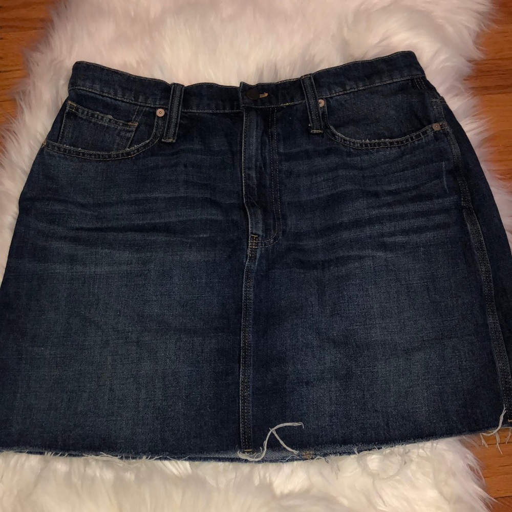 Madewell denim skirt